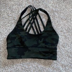 Lululemon camo bra